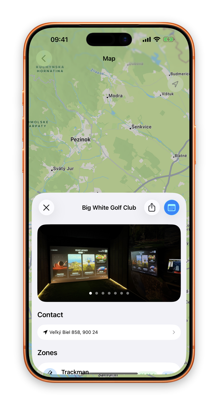 Places on the map